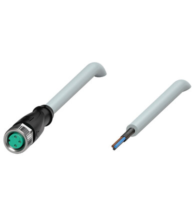 Gniazdo kablowe, ekranowane V3-GM-40M-PVC-ABG (70137388) - Pepperl + Fuchs