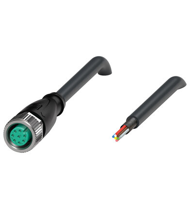 Gniazdo kablowe, ekranowane V19-G-BK2M-PVC-U/ABG (294934) - Pepperl + Fuchs