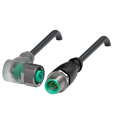 Kabel połączeniowy V1-W-E2-BK0,6M-PUR-U-V1-G (240780-100008) - Pepperl + Fuchs