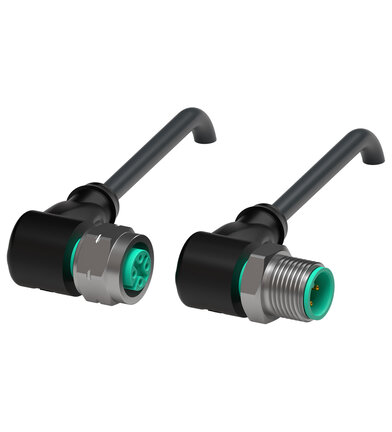 Kabel połączeniowy V1-WV4A-BK0,3M-PUR-U-V1-WV4A (314828) - Pepperl + Fuchs