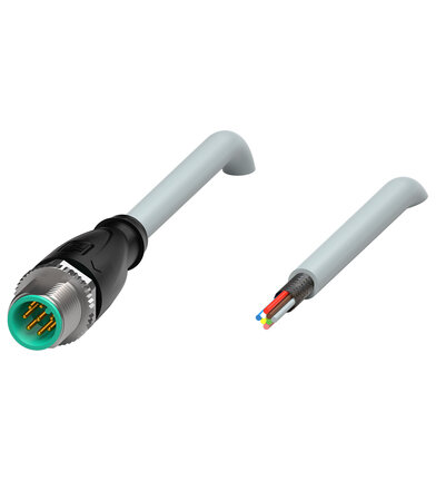 Złącze kablowe, ekranowane V19S-G-3M-PUR-ABG (249539) - Pepperl + Fuchs