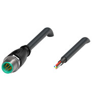 Złącze kablowe, ekranowane V318S-GM-BK3M-PUR-U2S (70162250) - Pepperl + Fuchs