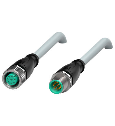 Kabel połączeniowy, ekranowany V19-G-2M-PUR-ABG-V19-G (242906) - Pepperl + Fuchs