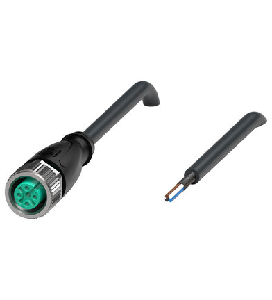 Gniazdo kablowe, ekranowane V1-G-BK5M-PUR-U/ABG0 (70155404) - Pepperl + Fuchs