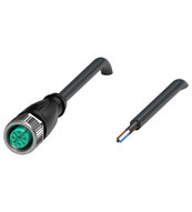 Gniazdo kablowe, ekranowane V15-G-BK25M-PUR-U/ABG5 (70164712) - Pepperl + Fuchs