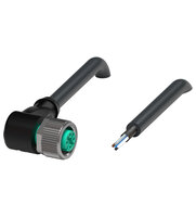 Gniazdo kablowe, ekranowane V15-W-BK3M-PUR-U/ABG (240005-100017) - Pepperl + Fuchs