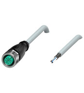 Gniazdo kablowe, ekranowane V15-G-2M-PUR-ABG (240004-0002) - Pepperl + Fuchs