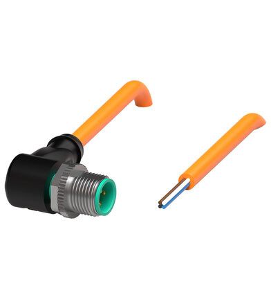 Złącze kablowe V1S-W-OR10M-PUR-A1 (70128170-100134) - Pepperl + Fuchs