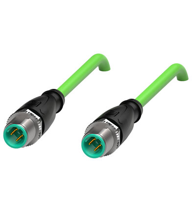 Kabel połączeniowy, Ethernet V1SD-G-GN1M-PUR-E2S-V1D-G (70135220) - Pepperl + Fuchs