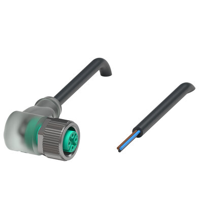 Złącze żeńskie V1-W-E2-BK2M-PUR-U (240203) - Pepperl + Fuchs