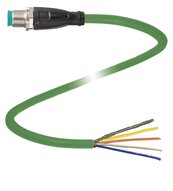 Złącze kablowe, Ethernet V1SD-G-GN5M-PUR-E1S (70137366) - Pepperl + Fuchs
