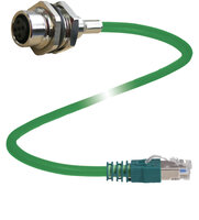 Kabel połączeniowy, Ethernet V1D-M16H-GN1M-PUR-E1S-V45-G (70132083) - Pepperl + Fuchs