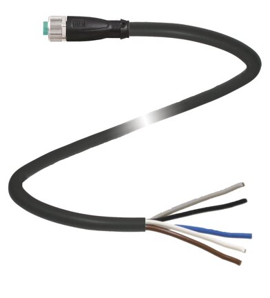 Złącze żeńskie V311-GM-BK3M-PUR-U (70124952-100004) - Pepperl + Fuchs