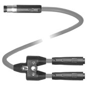 Kabel połączeniowy Y V3-GR-0,3M-PVC-TEE-0,3M-V3S-GR (70124923) - Pepperl + Fuchs