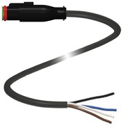 Złącze żeńskie DT4S-G-BK3M-PUR-O1 (305290) - Pepperl + Fuchs