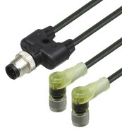 Kabel połączeniowy Y V1-W-E2-BK1M-PUR-A-T-V1-G (260171) - Pepperl + Fuchs