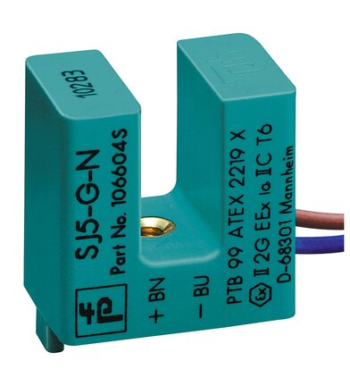 Indukcyjny czujnik szczelinowy SJ5-G-N (70132999) - Pepperl + Fuchs