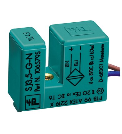 Indukcyjny czujnik szczelinowy SJ3,5-G-N (70132981) - Pepperl + Fuchs