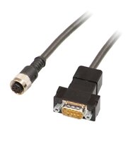 Adapter M12 x 1 na Sub-D V19-G-0,5M-PUR-ABG-SUBD9 (200769) - Pepperl + Fuchs