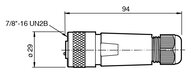 Złącze męskie montowane w terenie V94-G-SI (912904) - Pepperl + Fuchs