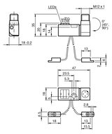 Indukcyjny czujnik mocy NBN2-F581-80S3-E8-V1 (220323) - Pepperl + Fuchs