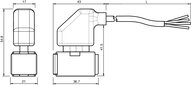 Złącze żeńskie JPT4-W-8M-PVC (70186610) - Pepperl + Fuchs