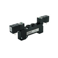 Elektrozawór 5/2, G1/8, bistabilny (2435.52.00.35.12) seria 2400 Flat - Pneumax