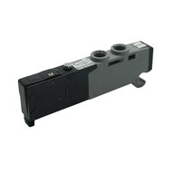 Elektrozawór 5/2, monostabilny, powrót sprężyną, 24 VDC, PNP, seria 25000 (2531.52.00.39.02) - Pneumax