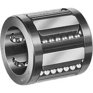 Tuleja toczna, segmentowa, zamknięta, 25, bez uszczelki, nierdzewna, KBSE-25-NR (R066802530) - Bosch-Rexroth