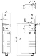 Wyłącznik bezpieczeństwa (1101325) serii flexLock - SICK