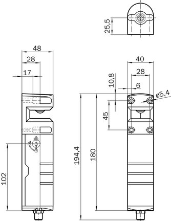 Wyłącznik bezpieczeństwa (1101320) serii flexLock - SICK