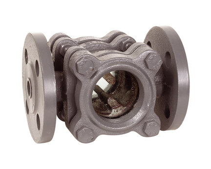 Kontrolery przepływu z żeliwa z podwójnym okienkiem, seria C 164 - Sectoriel