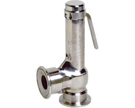 Zawory bezpieczeństwa inox z przyłączem clamp - NGI, seria 2863 - Sectoriel