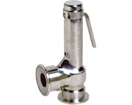 Zawory bezpieczeństwa inox z przyłączem clamp - NGI, seria 2863 - Sectoriel