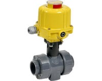 Zawór kulowy PVC/EPDM z silnikiem elektrycznym SA, seria C200 PVC - Sectoriel