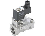 Elektrozawory inox z membraną wspomaganą NF, seria SPU 225 - Sectoriel