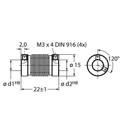 Element RCS-15-04-04 - Turck