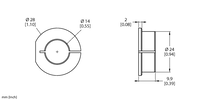 Element RA2-QR24 - Turck