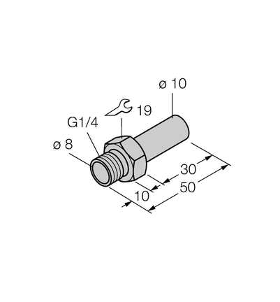 Element FTCI-G1/4A4-D10/L050 - Turck