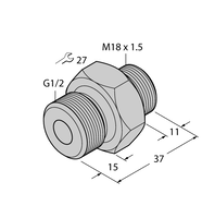 Element FCA-FCST-G1/2-A4/L037 - Turck