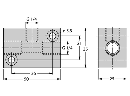 Element FCI-1/4-1/4-1/4-A4 - Turck