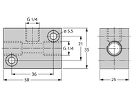 Element FCI-1/4-1/4-1/4-A4 - Turck