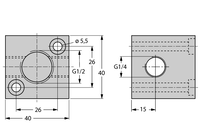 Element FCI-1/2-1/4-1/4-A4 - Turck