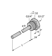 Element THW-6-G3/4-G1/2-A4-L230 - Turck
