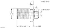 Element CF-M-6.35-G1/2-A4 - Turck