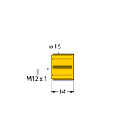 Element do przewodów czujników/elementów wykonawczych VK-M12 (100 PCS)VERSCHLUSSKAPPE - Turck