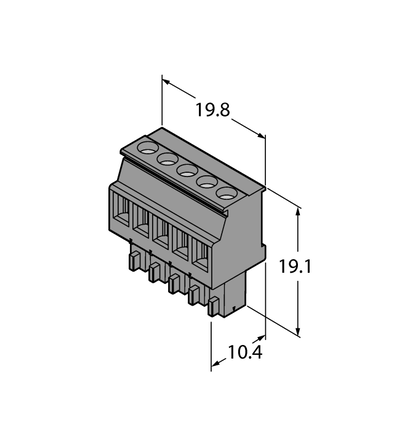 Element MCVR 1.5/ 5-ST-3.81 BK - Turck
