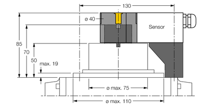 Element montażowy BTS-DSU35-Z07 - Turck