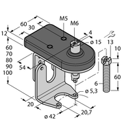 Element montażowy BTS-DSU35-ZF04-M6 - Turck