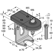 Element montażowy BTS-DSU35-ZF07-M5 - Turck